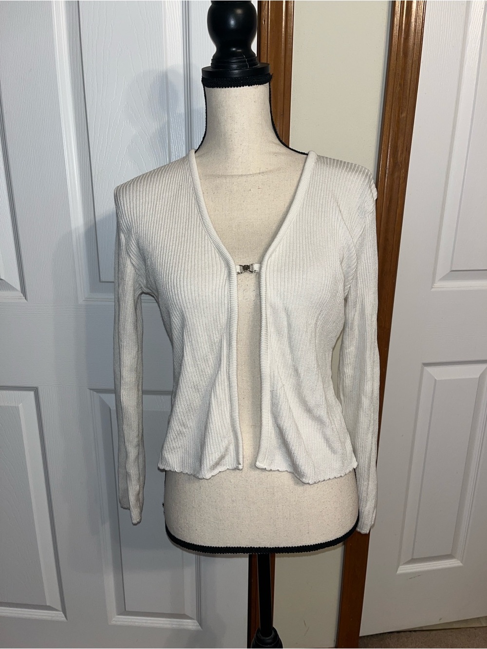 The Great American Sweater White Cardigan